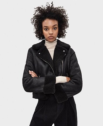 Bershka içi yünlü ceket