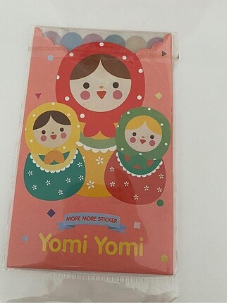  sevimli sticker set