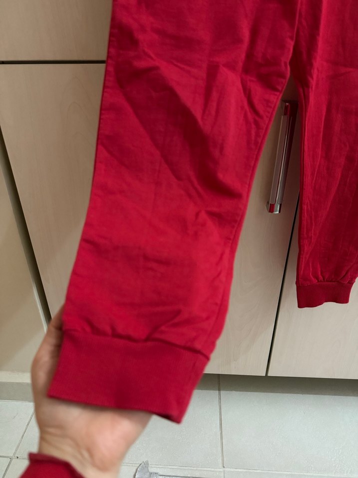 Kırmızı kız çocuk u.s polo Eşofman Altı - Görsel 5