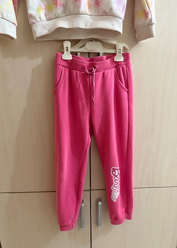 Kız Çocuk Barbie Batik Desen Eşofman Takımı - Görsel 6