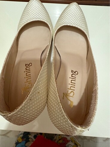 Nişan düğün abiye  beyaz abiye ayakkabı - Görsel 6