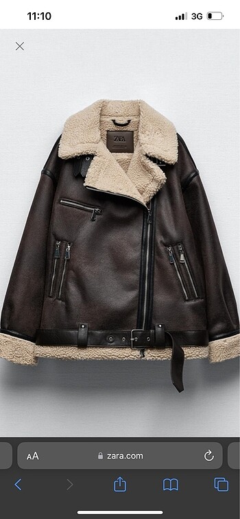 Zara biker mont