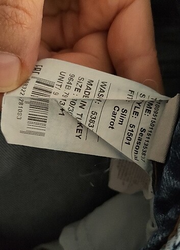 30 Beden lacivert Renk Ltb Jean
