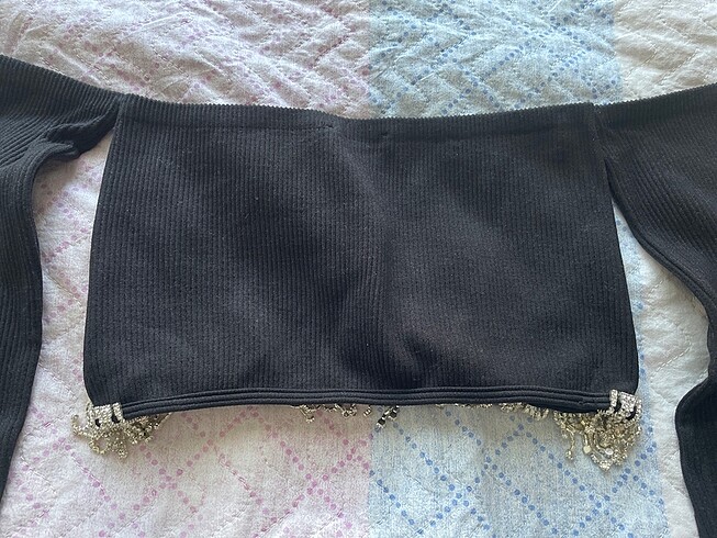 xs Beden siyah Renk Zara crop