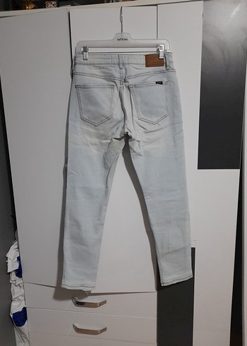 38 Beden buz mavi pull and bear Denim Pantolon