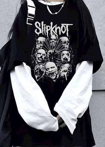 Slipknot Unisex Uzun Kollu Tshirt