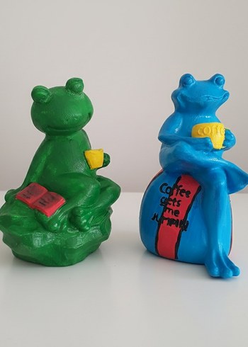 2'li Minimalist Kurbaga Dekoratif Set - Görsel 4