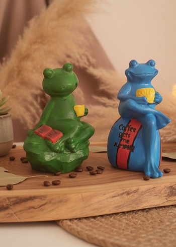 2'li Minimalist Kurbaga Dekoratif Set - Görsel 2