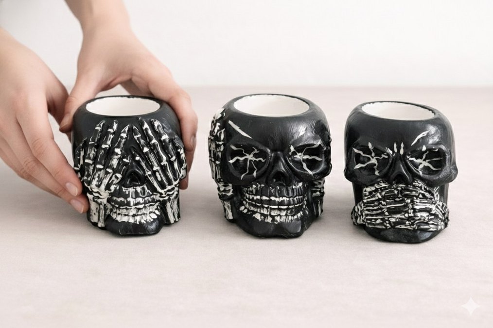 3'lu Organizer Kurukafa Seti - Görsel 2