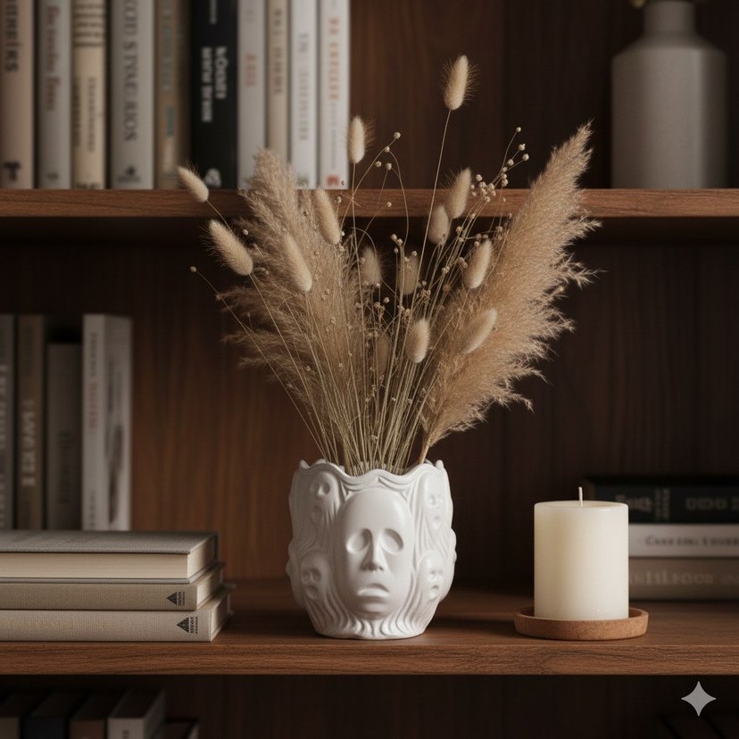 Ghost Face Minimal Dekoratif Organizer - Görsel 5