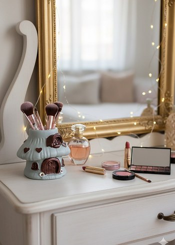 2'li Mantar Ev Baykus Dekoratif Set - Görsel 8