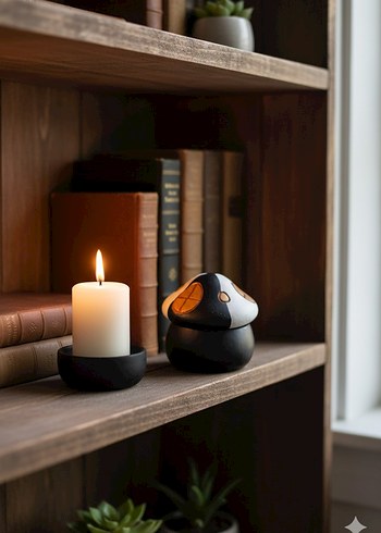 Dekoratif Duzenleyici Kapakli Mantar - Görsel 5