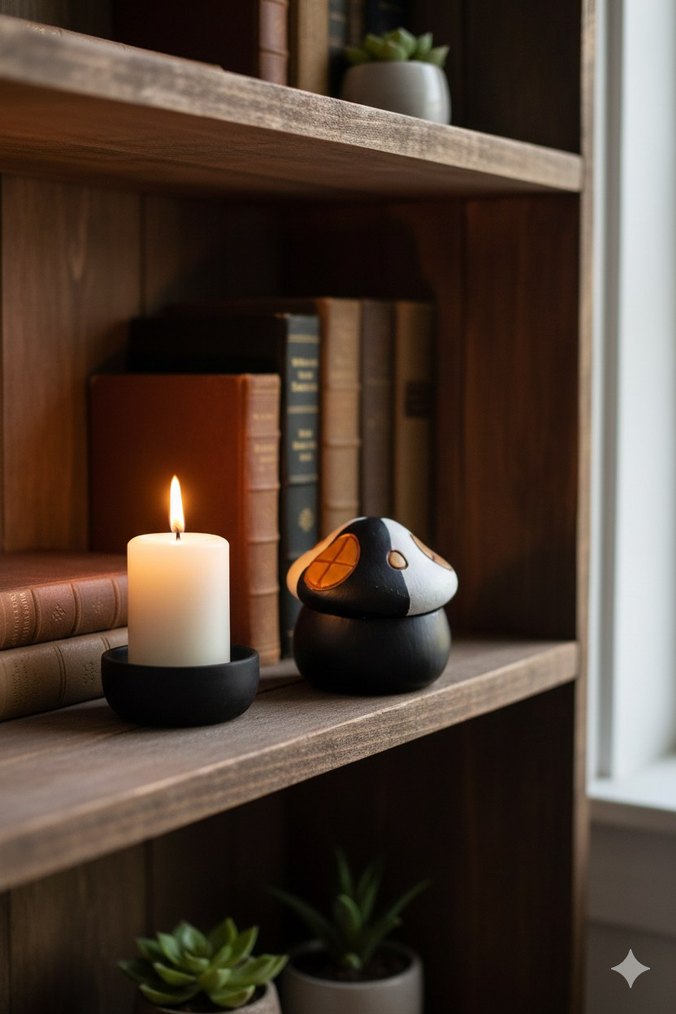 Dekoratif Duzenleyici Kapakli Mantar - Görsel 5