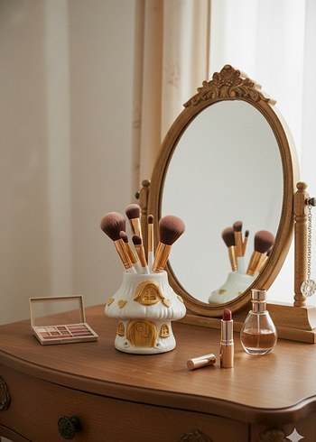 2'li Mantar Ev Baykus Dekoratif Set - Görsel 7