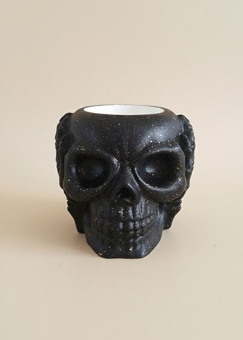 Kafatası Tasarımlı Duzenleyici Kalemlik Vazo - Görsel 3