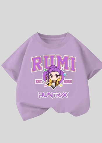 5-14 Yaş Araligi Huntrix Unisex Tshirt - Görsel 5