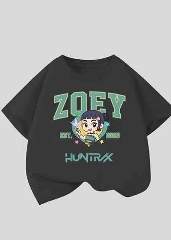 5-14 Yaş Araligi Huntrix Unisex Tshirt - Görsel 6