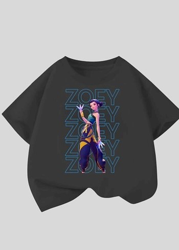 5-14 Yas Aralığı Huntrix Unisex Tshirt - Görsel 2