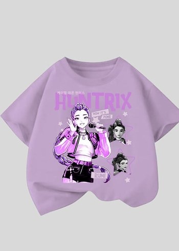 5-14 Yaş Araligi Huntrix Unisex Tshirt - Görsel 3