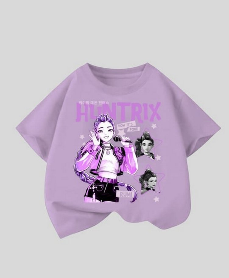 5-14 Yaş Araligi Huntrix Unisex Tshirt - Görsel 3