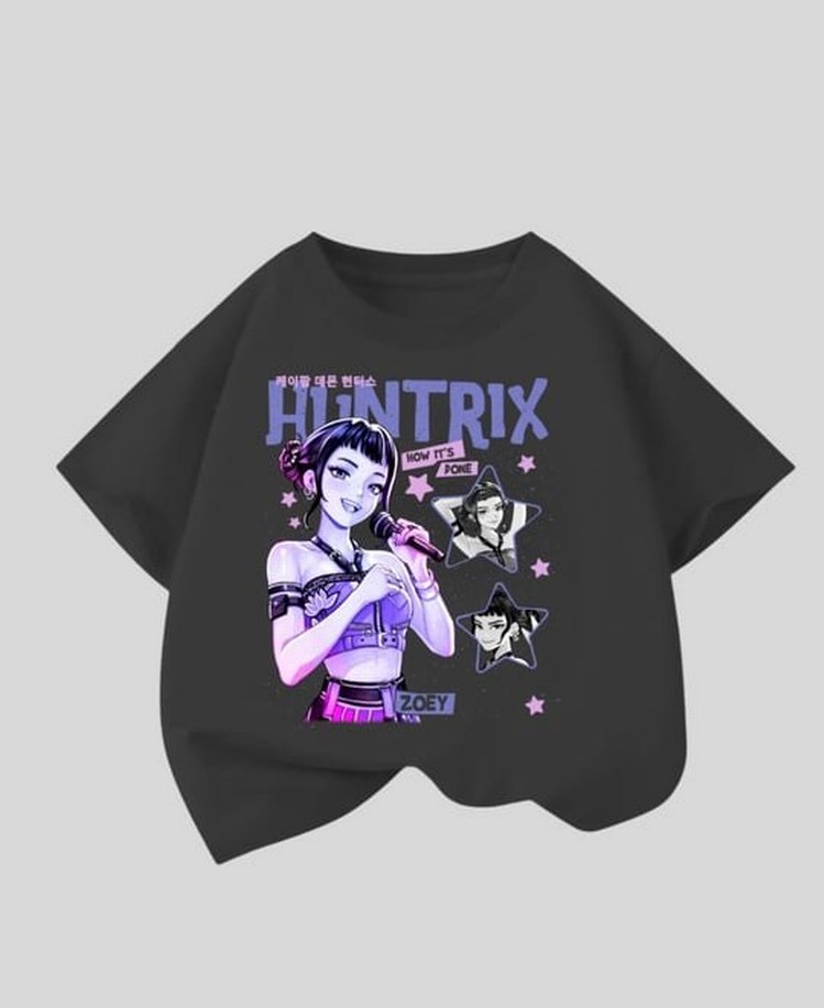 5-14 Yaş Araligi Huntrix Unisex Tshirt - Görsel 2