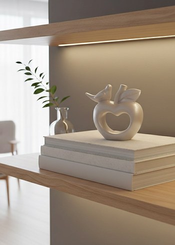 Beyaz Kuşlu Elma Biblosu - Görsel 2