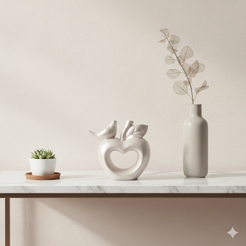 Beyaz Kuşlu Elma Biblosu - Görsel 4