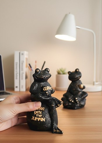 2'li Coffe3 Frog Set - Görsel 5