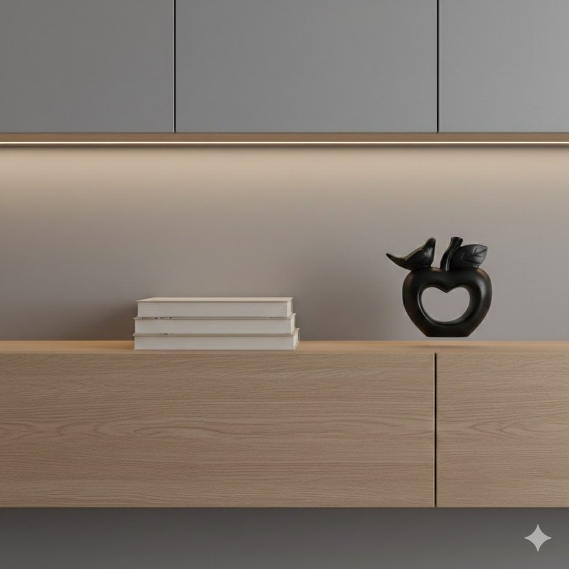 Kuşlu Siyah Elma Figürü - Görsel 2