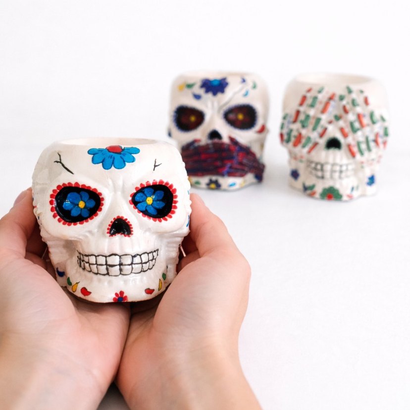 Meksika Stili Uclu Kurukafa Seti - Görsel 3