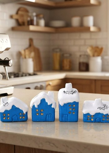 Iskandinav 4'lu Minimal Ev Seti - Görsel 2