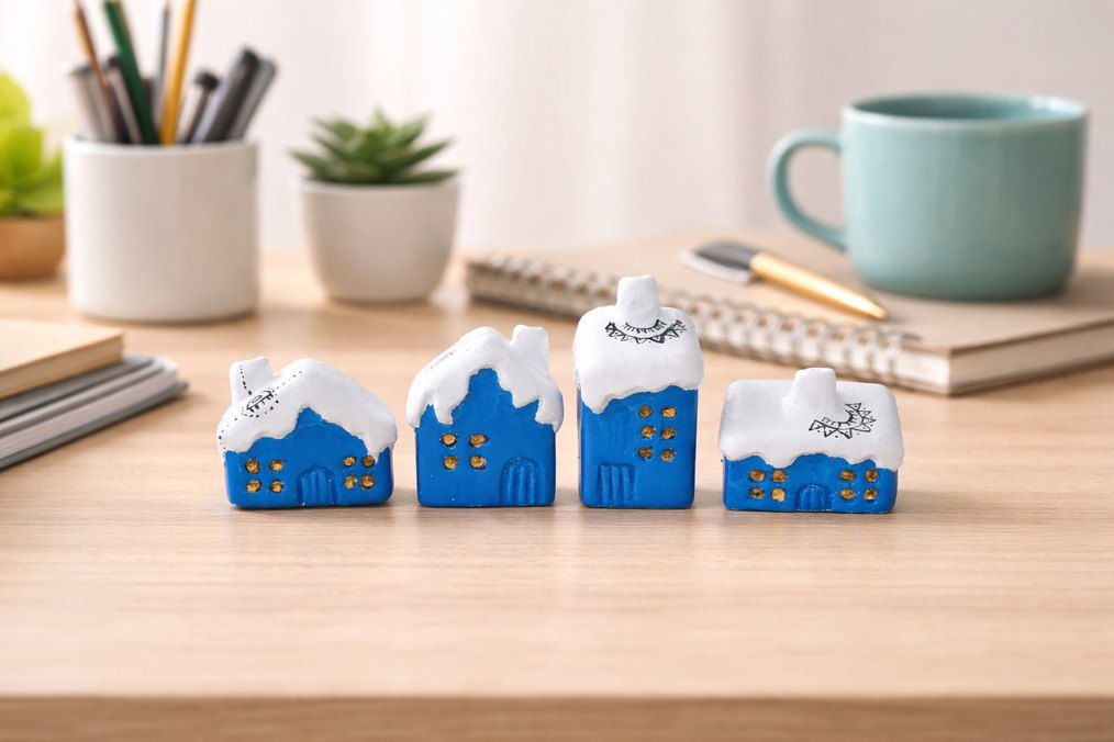 Iskandinav 4'lu Minimal Ev Seti - Görsel 3