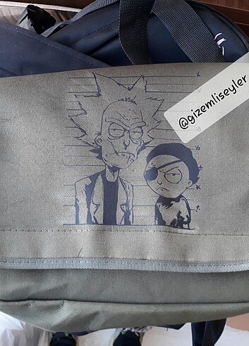Urban Outfitters Rick and Morty Unisex Postaci Çanta