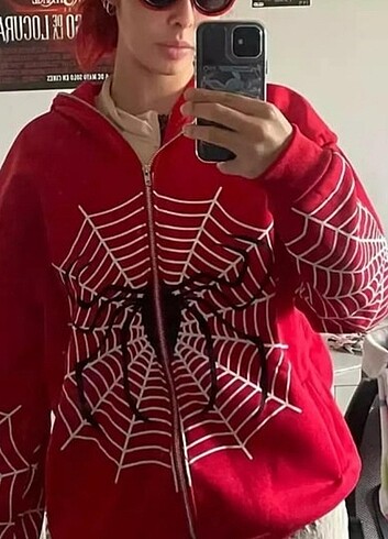 xl Beden Allover Spider Web Oversize Unisex
