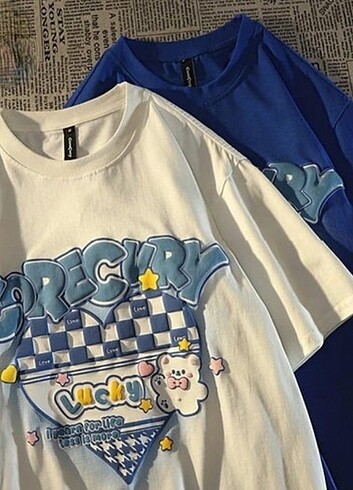 l Beden beyaz Renk Harajuku Corecury Unisex Oversize Tshirt