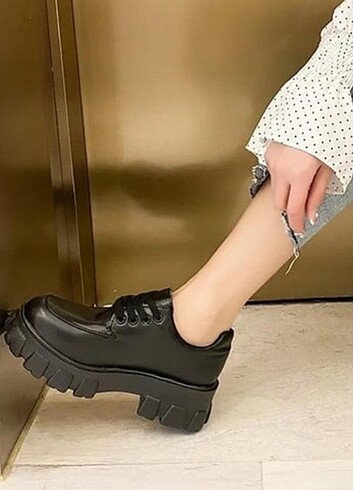 Urban Outfitters Oxford Yuksek Taban Lolita Ayakkabi