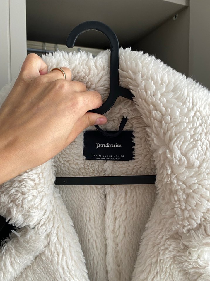 Kürklü Siyah Deri Biker Mont - Görsel 3