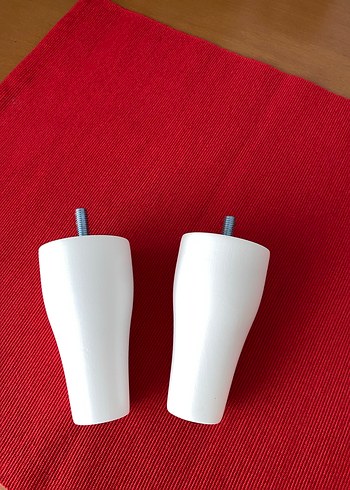 Beyaz Mobilya Ayakları 2'li - Görsel 3