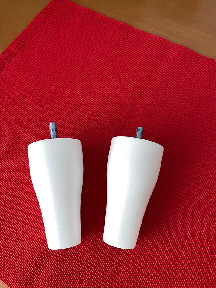 Beyaz Mobilya Ayakları 2'li - Görsel 3