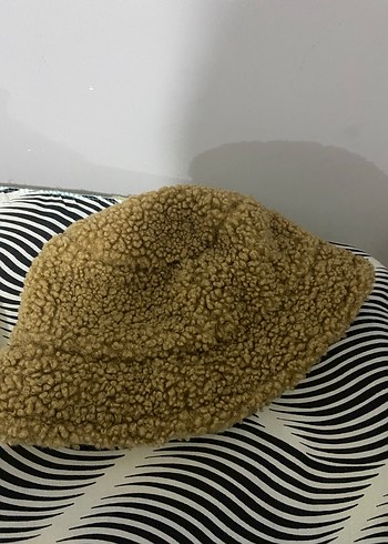 Kahverengi Yünlü Kürklü Kadın Şapka - Görsel 3