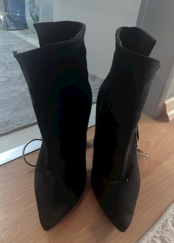 Siyah bootie - Görsel 3