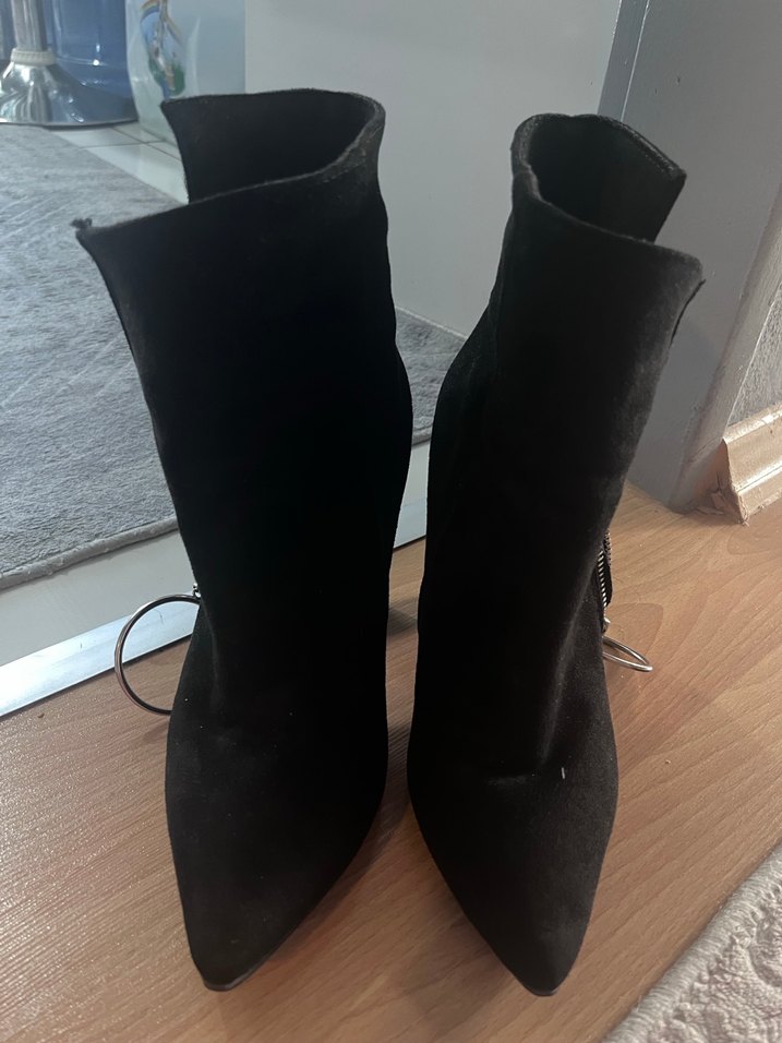 Siyah bootie - Görsel 3