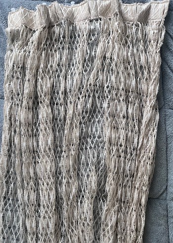 Bej fon perde - Görsel 3