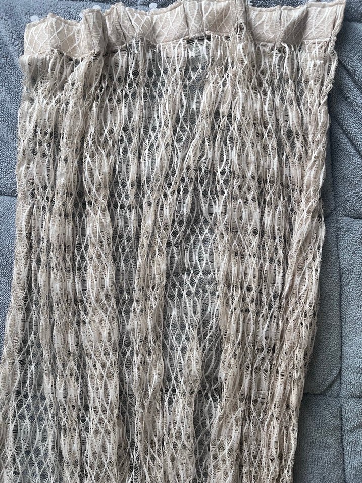 Bej fon perde - Görsel 3