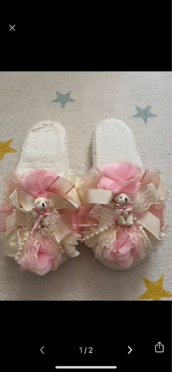 Kız bebek lobusa terlik - Görsel 3