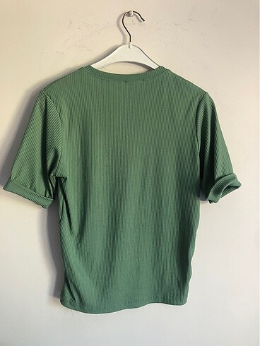 l Beden yeşil Renk Yeşil fitilli bluz