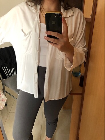 BeyAz oversize gömlek