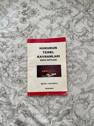 Hukukun temel kavramları ders notları celal mutlu
