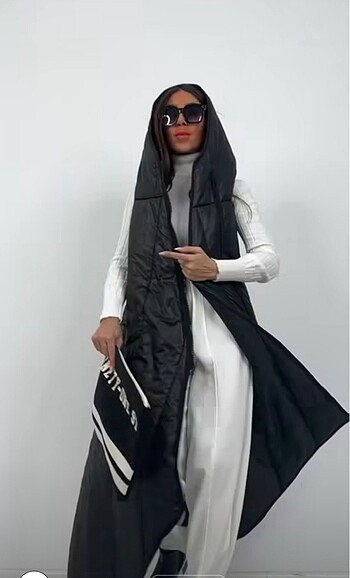 l Beden siyah Renk Parasüt yelek
