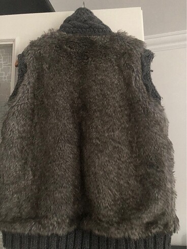m Beden gri Renk Zara Knitwear yelek